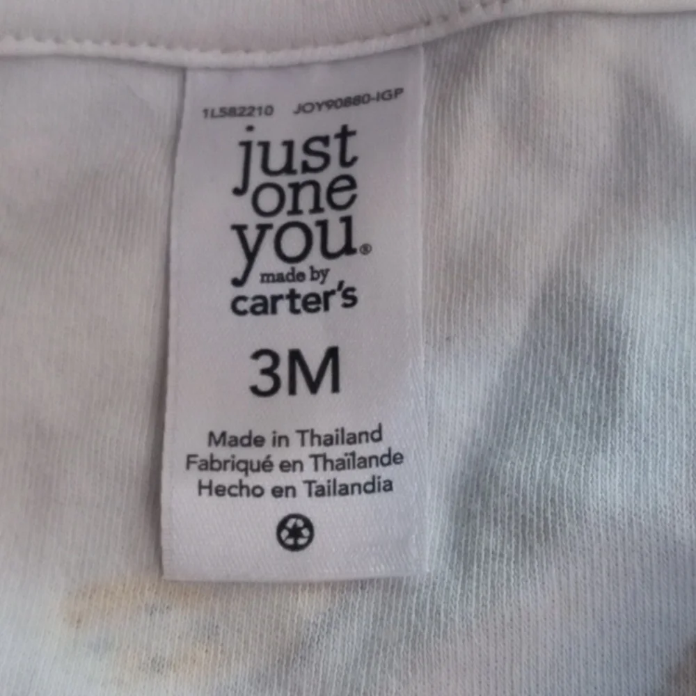 Carter's 3 Months Baby Girls Zip Up Hoodie with Butterfly design - Picture 2 of 8